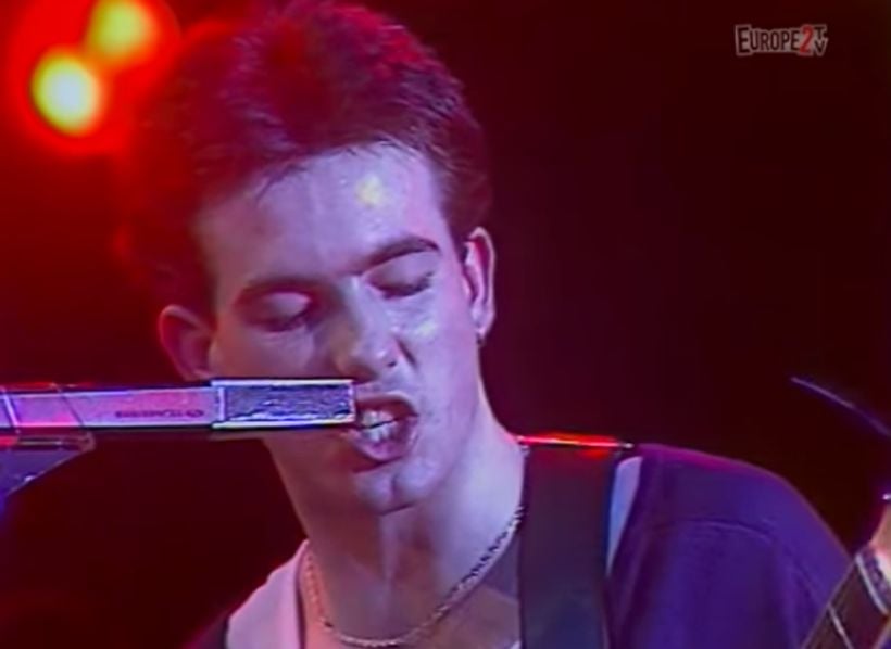 Looking back at a pre-goth performance by The Cure in their first TV appearance