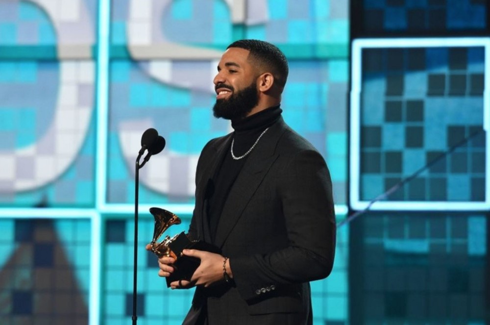 Drake disses Grammys during his acceptance speech and gets cut off