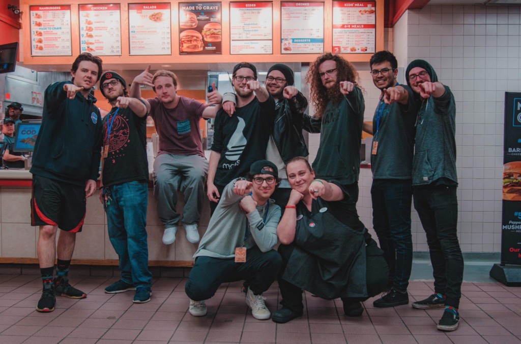 Metalcore band play impromptu gig inside Wendy’s fast food restaurant
