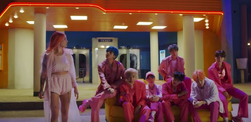 BTS and Halsey release teaser trailer for their song ‘Boy With Luv’