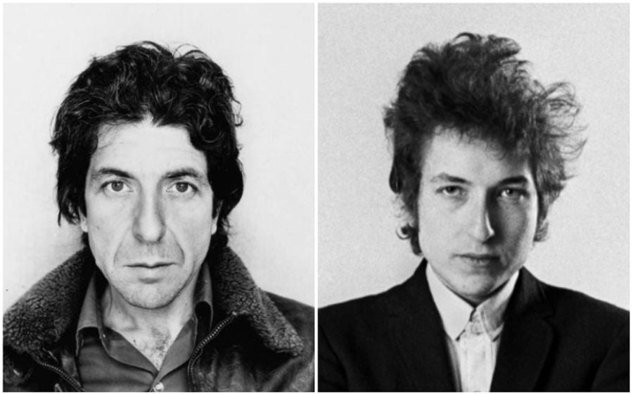 Bob Dylan covering Leonard Cohen song 'Hallelujah' live, 1988
