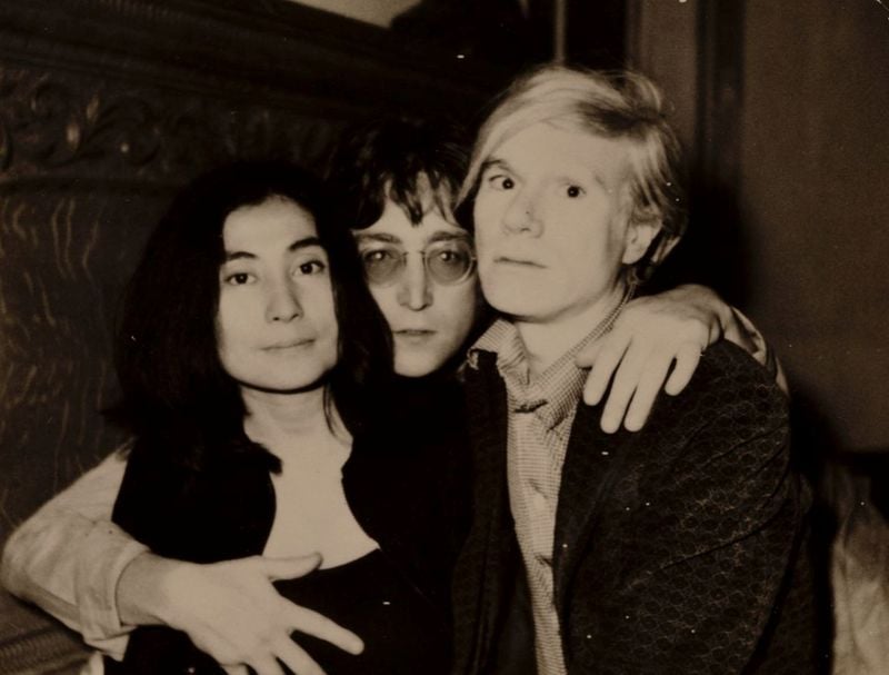Intimate images of John Lennon, Yoko Ono and Andy Warhol in the 1970s