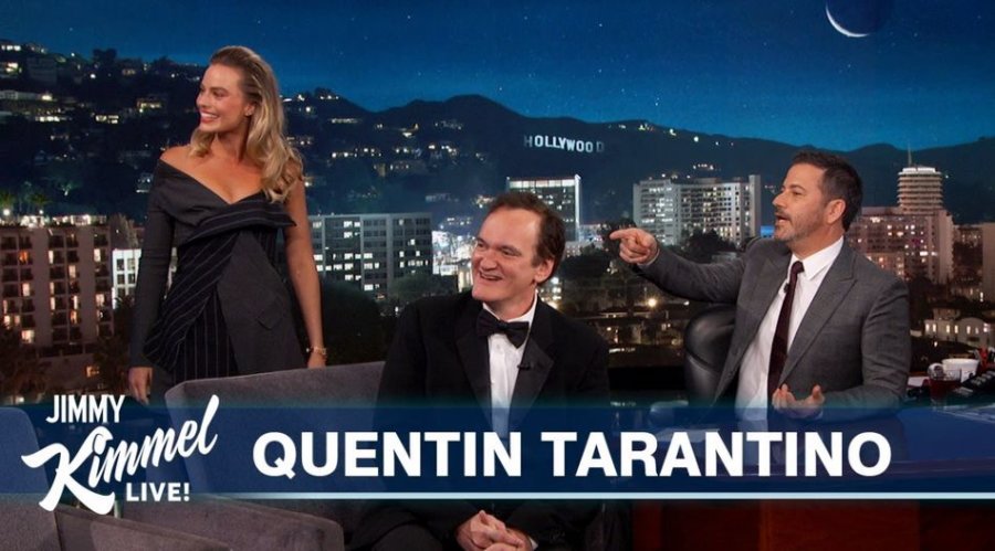 Watch Quentin Tarantino discuss his new film, Leonardo DiCaprio, Brad Pitt, Margot Robbie and more