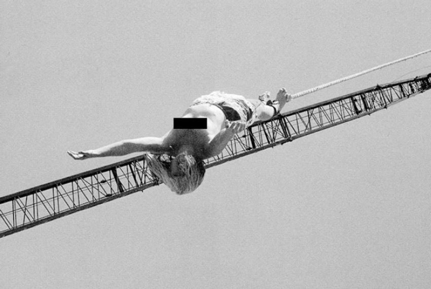 We all should be as free as Debbie Harry bungee jumping topless4