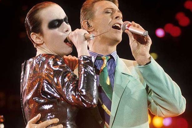 annie lennox david bowie rehearsal