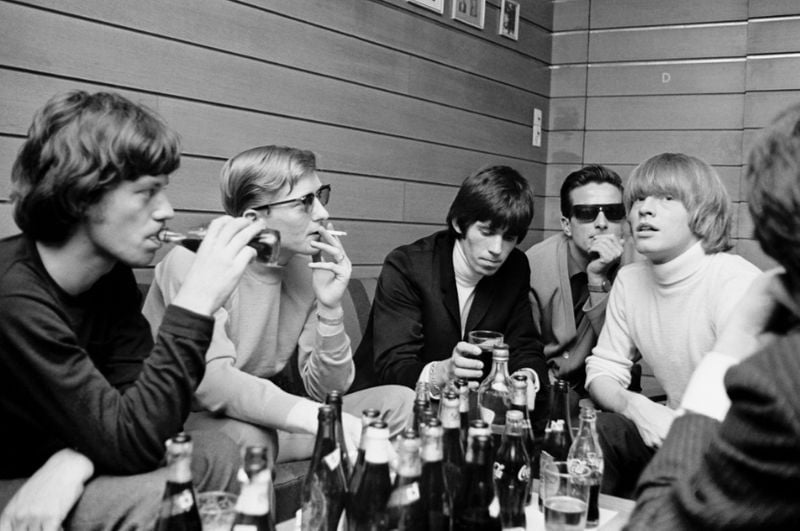 Rolling Stones backstage, 1965