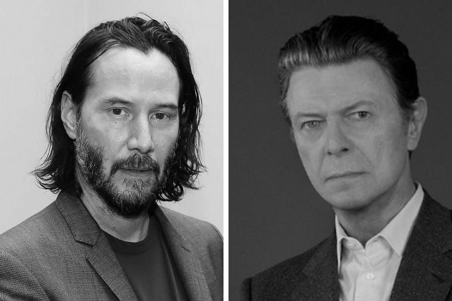 The crossing paths of David Bowie and Keanu Reeves