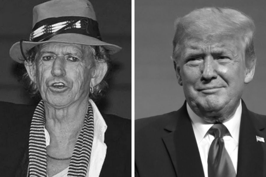 Keith Richards once allegedly considered stabbing Donald Trump