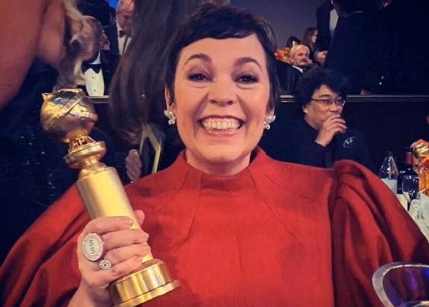 Olivia Colman's boozy speech wins the Golden Globes 2020