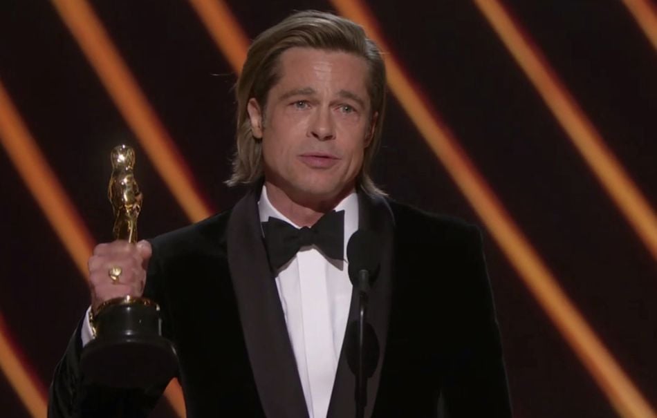 Brad Pitt wins Best Supporting Actor for 'Once Upon a Time in Hollywood' role