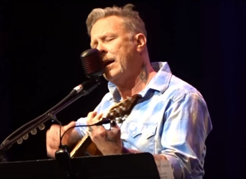 Metallica’s James Hetfield makes first live appearance since leaving rehab