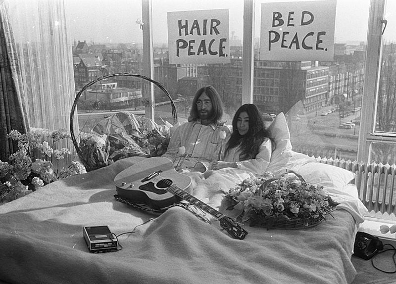Revisiting John Lennon and Yoko Ono's iconic 'bed-in for peace' protest