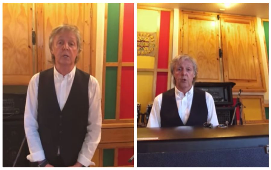 Watch Paul McCartney perform Beatles song 'Lady Madonna' from home