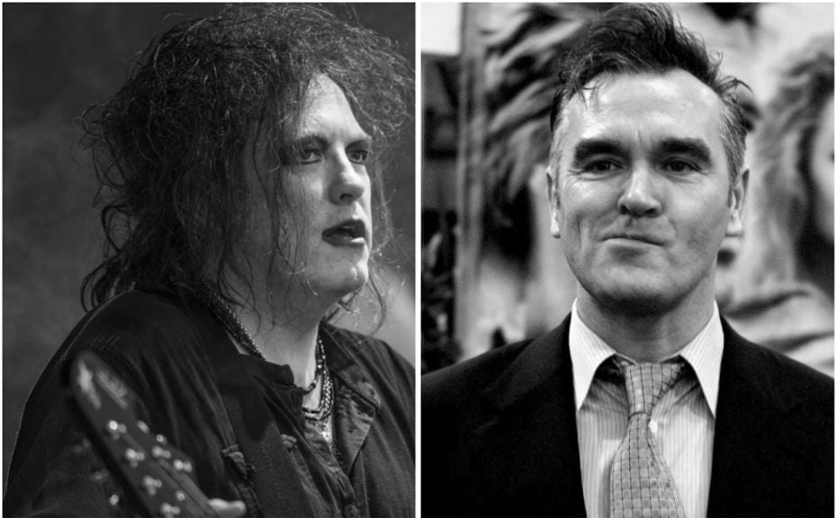 A look back at the vicious rivalry between Morrissey and The Cure's Robert Smith