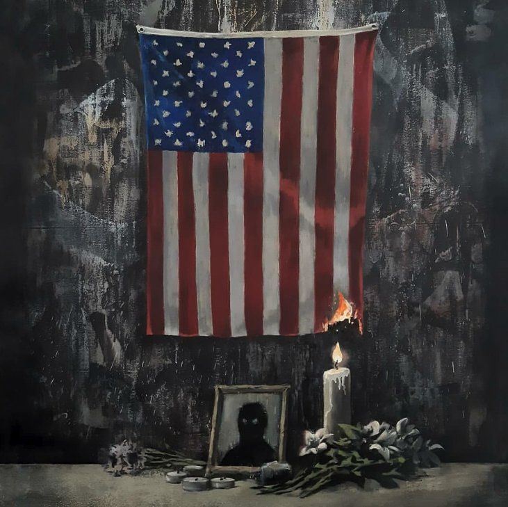 New Banksy is inspired by George Floyd and supports Black Lives Matter