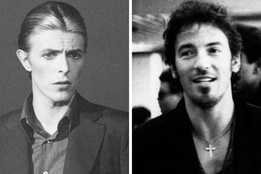 David Bowie once recorded a cover of Bruce Springsteen but it was rejected by The Boss