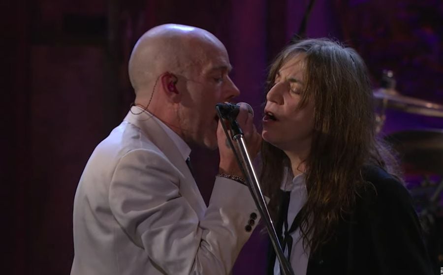 Revisit R.E.M. and Patti Smith's stunning performance The Stooges song 'I Wanna Be Your Dog'