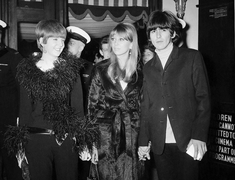 Beatles files 1966 Beatles George Harrison with Patti Boyd Cilla Black
