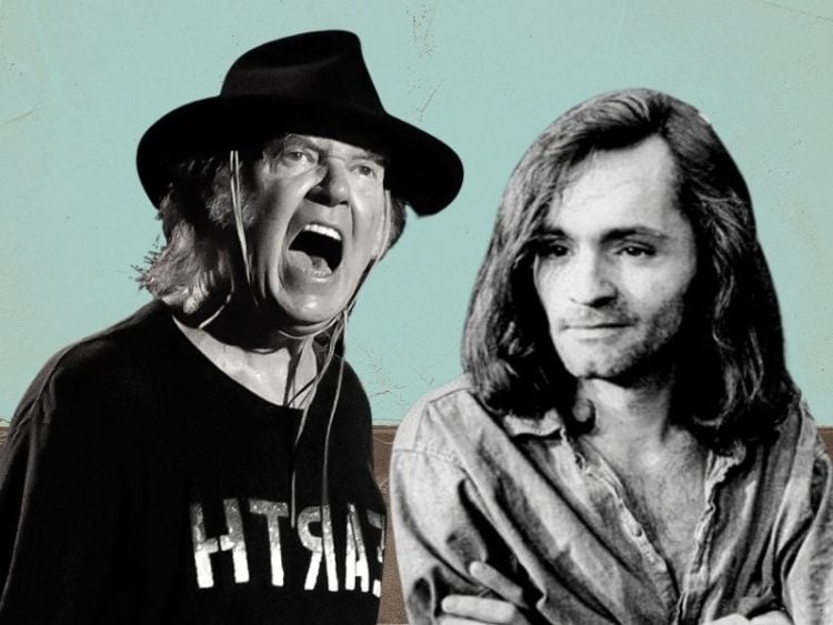 Neil Young once jammed with Charles Manson and compared him to Bob Dylan