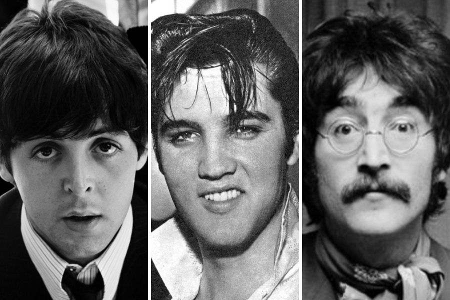 The moment Elvis Presley finally met The Beatles