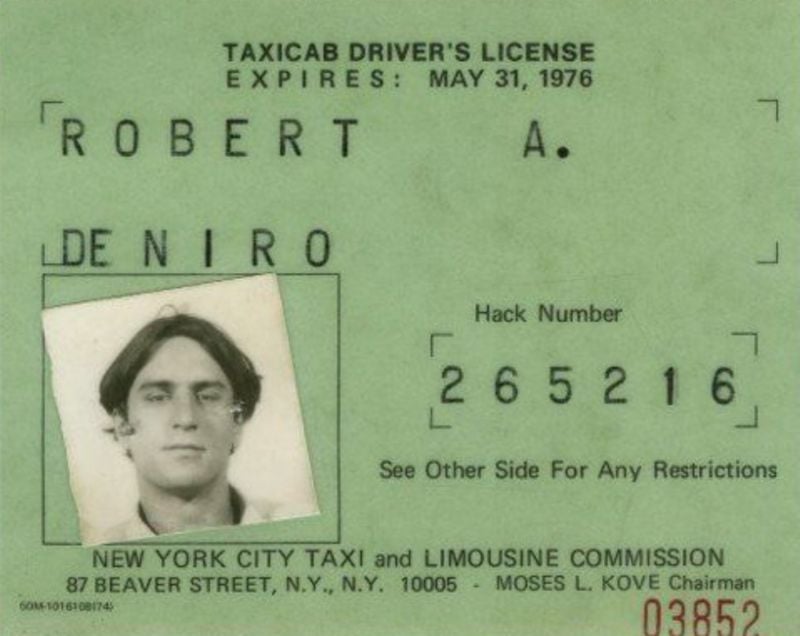 How Robert De Niro actually got an official cab driver licence for 'Taxi Driver' role