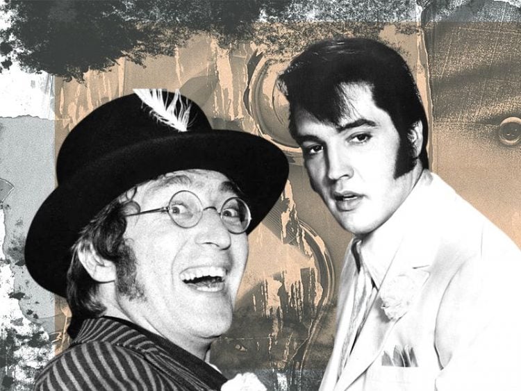 John Lennon Elvis Presley