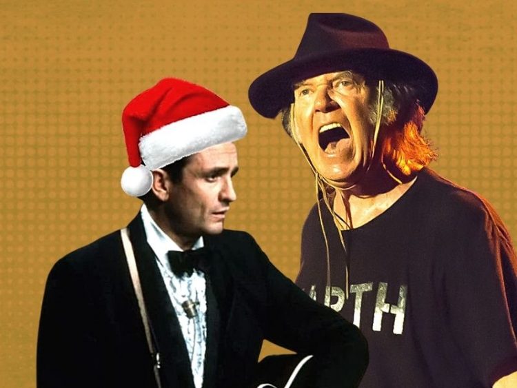 Listen to Johnny Cash and Neil Young duet on 'Little Drummer Boy'