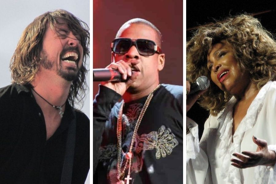 Dave Grohl Foo Fighters JAY-Z Tina Turner