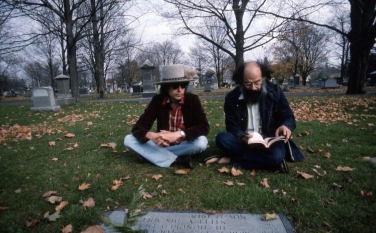 Bob Dylan, Allen Ginsberg, Michael McClure, Robbie Robertson, San Francisco