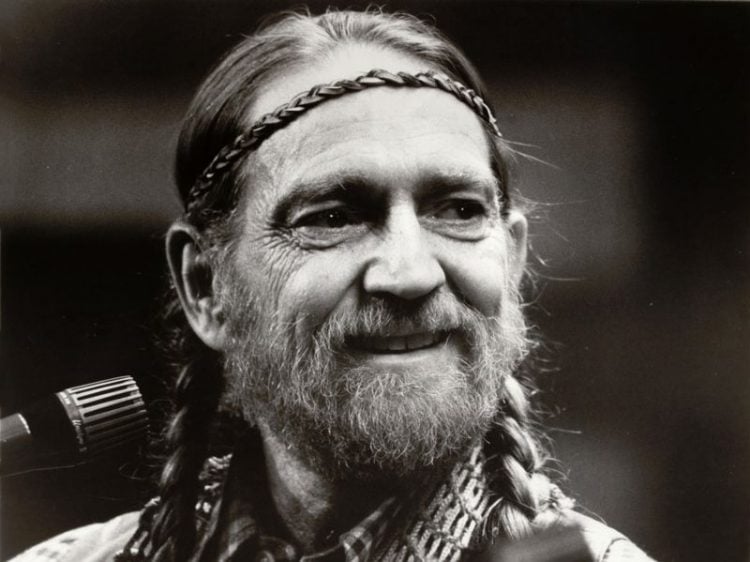 Willie Nelson smoking weed
