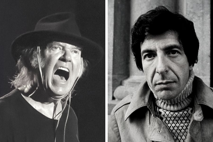Leonard Cohen once named his favourite Neil Young song