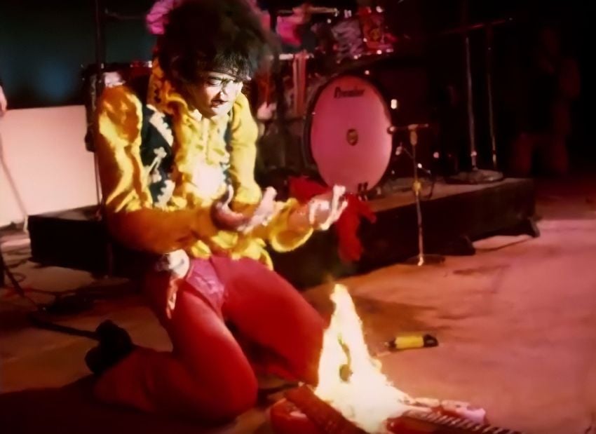 The historic night Jimi Hendrix set fire to his guitar