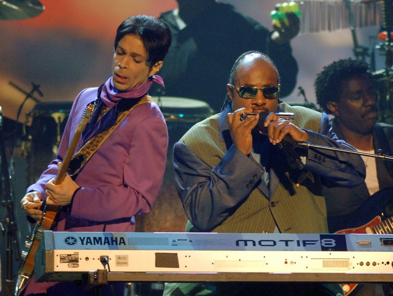 Watch the incredible moment Prince joined Stevie Wonder on 'Superstition'