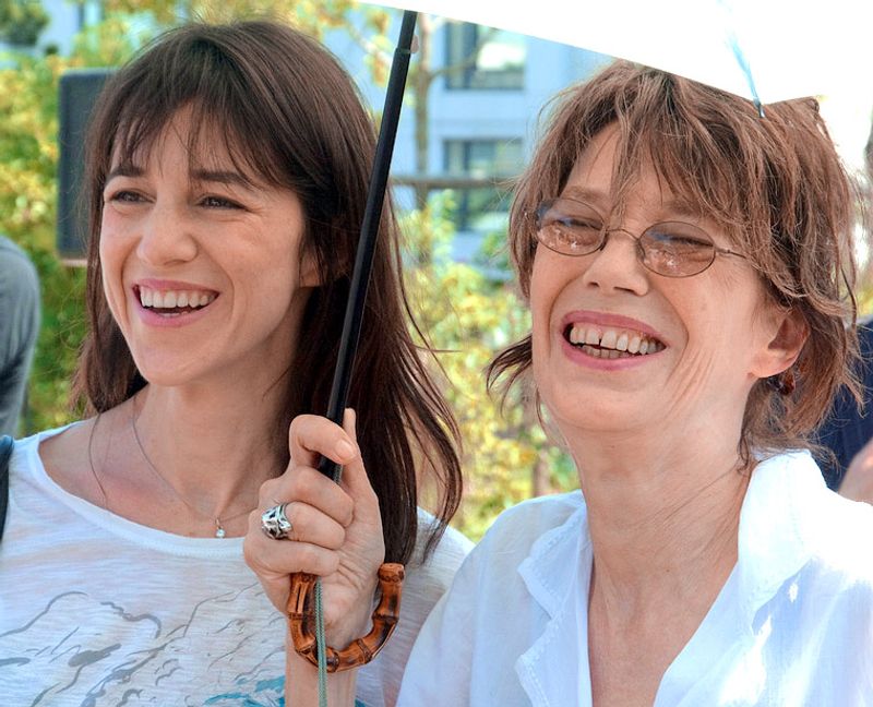 Charlotte Gainsbourg and Jane Birkin