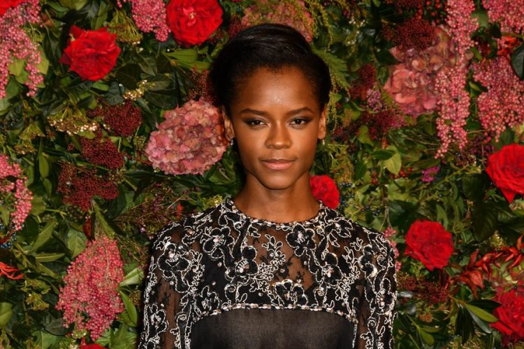 Letitia Wright attends Evening Standard Theatre Awards at Theatre Royal