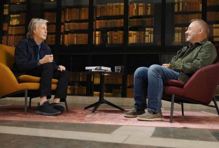 Paul McCartney tells Bob Mortimer the story behind Beatles song ‘Rocky Raccoon’