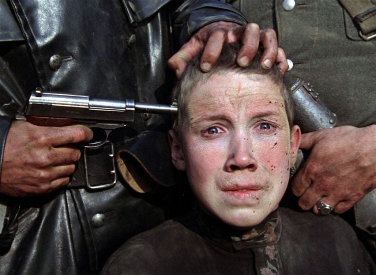 The reason why WWII Russian film 'Come and See' used live ammunition on set