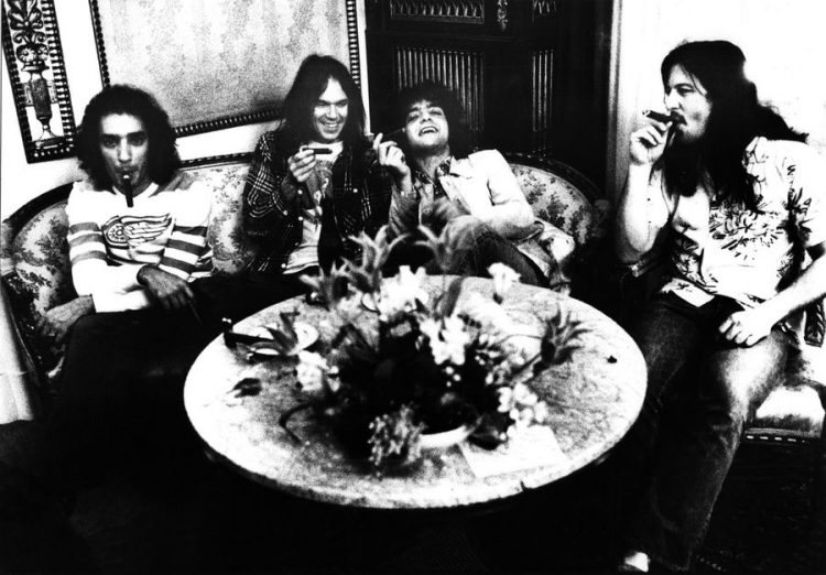 1974 Neil Young with Crazy Horse after the show