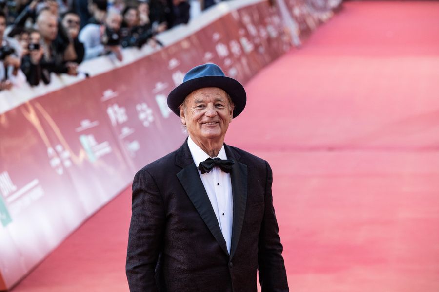 Bill Murray on the red carpet during the 14th Rome Film Festival