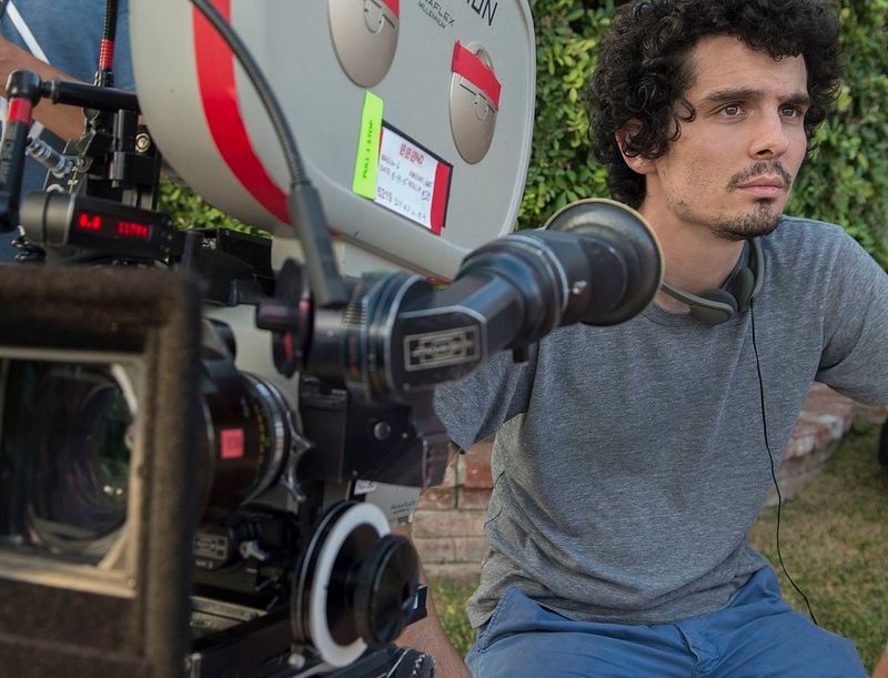 Damien Chazelle directing La La Land