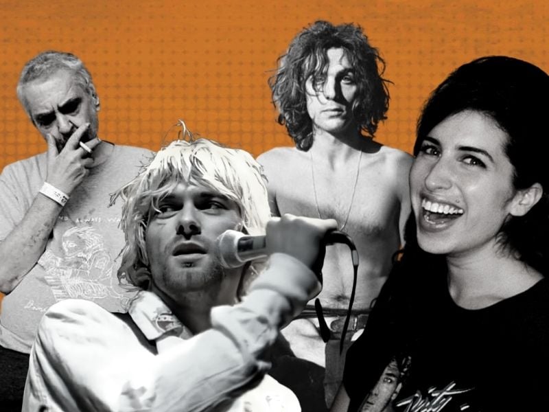Daniel Johnston Kurt Cobain Syd Barrett Amy Winehouse