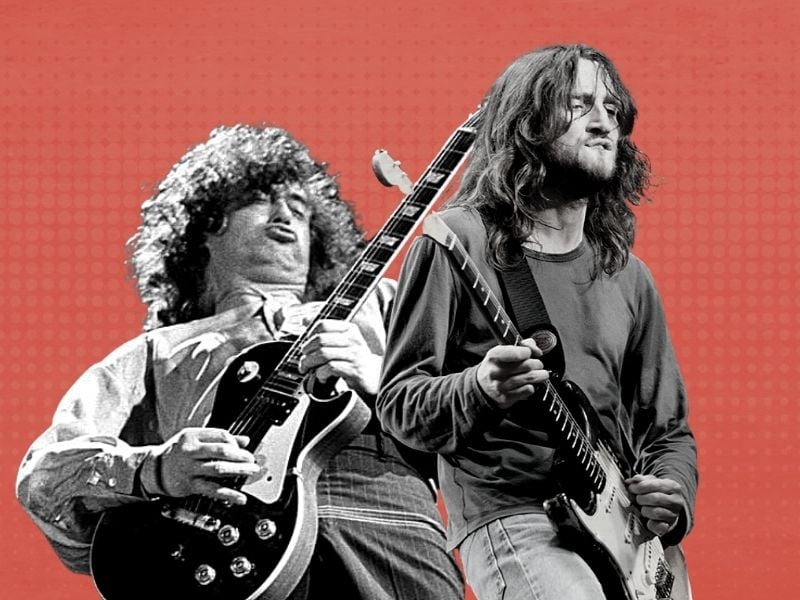 The handwritten letter John Frusciante sent to Jimmy Page