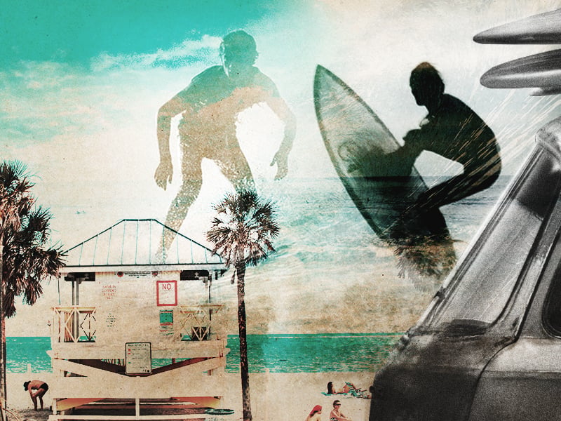 Travelling the surf spots of the 1960s