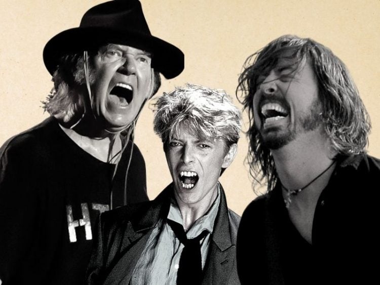 When David Bowie and Dave Grohl covered a classic Neil Young song