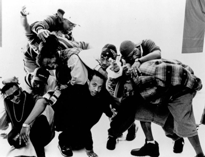 HipHop Gruppe Wu-Tang Clan aus New York, 1990