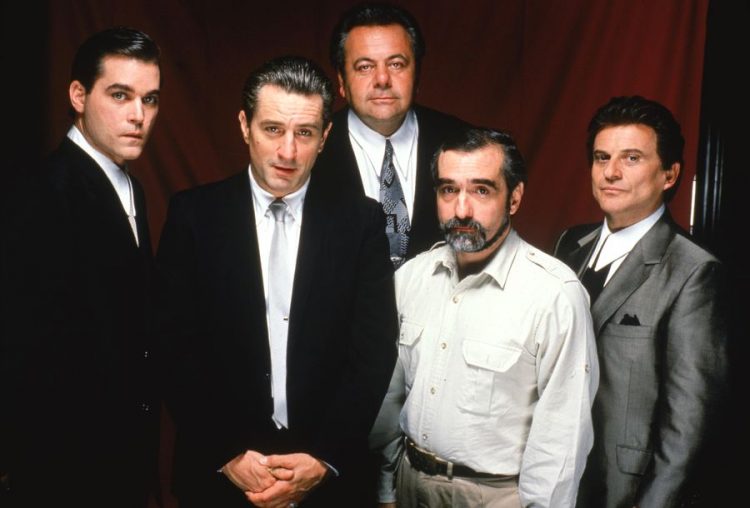 Ray Liotta, Robert De Niro, Paul Sorvino, Joe Pesci, Director Martin Scorsese "Goodfellas"