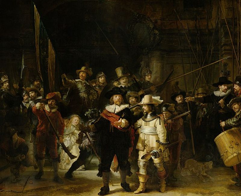 Secret sketch revealed beneath Rembrandt’s ‘The Night Watch’