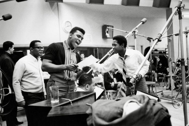 Sam Cooke and Muhammed Ali circa 1964