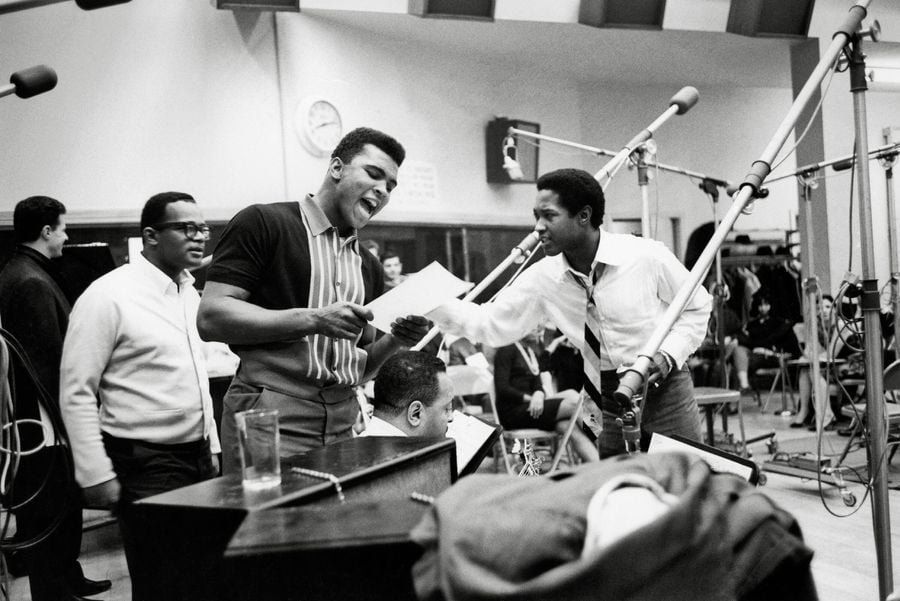 Sam Cooke and Muhammed Ali circa 1964