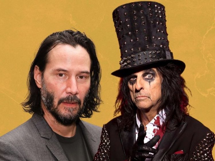 The bizarre moment Keanu Reeves wrestled Alice Cooper